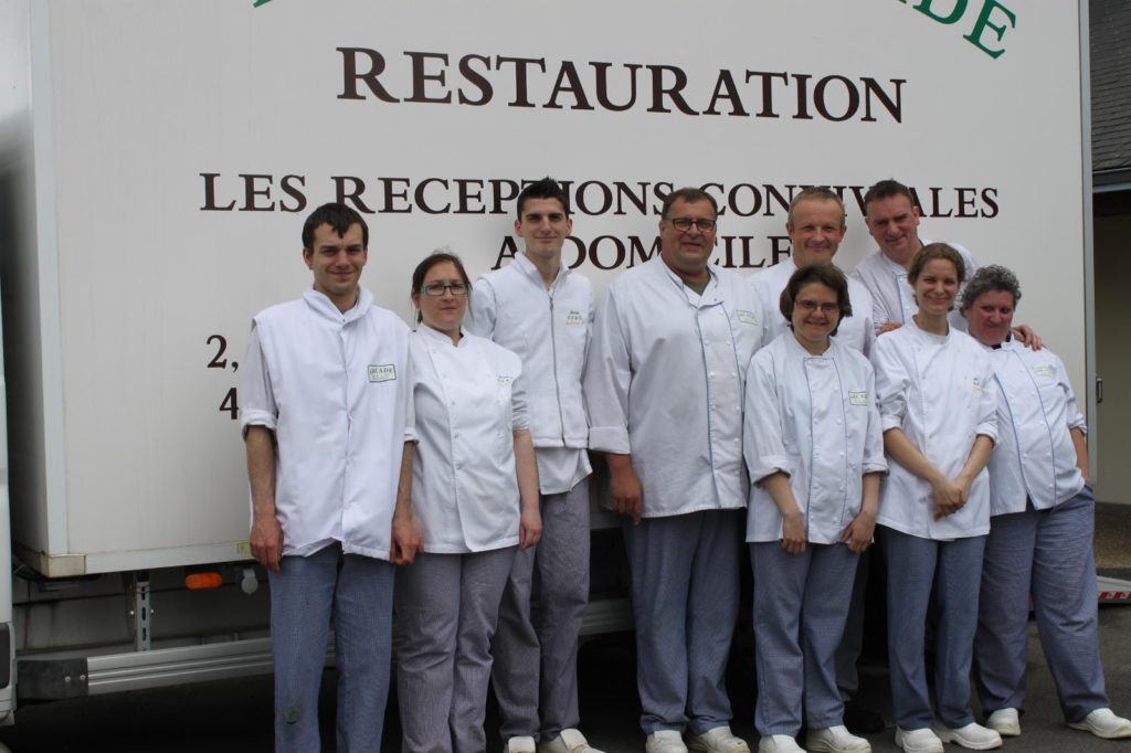 Nos travailleurs, encadrés par 3 moniteurs d’ateliers
